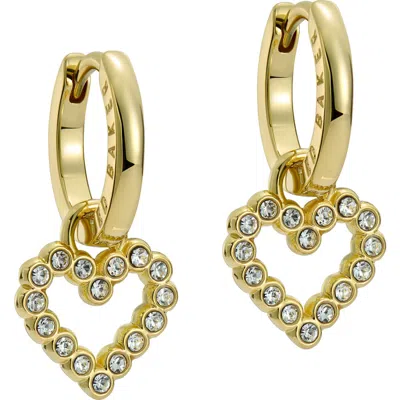 Ted Baker Amora Halo Heart Huggie Earrings