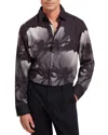 Ted Baker Amund Long Sleeved Regular Fit Button Down Shirt In Black