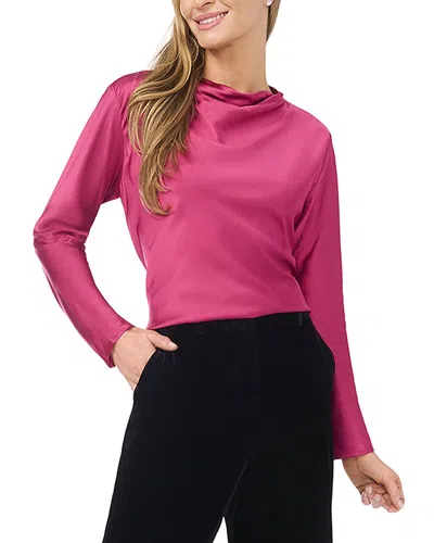 Ted Baker Amy Cowl Neck Satin Top In Pink