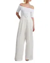 Ted Baker Angeliy Knit Bodice Bardot Top Jumpsuit In White