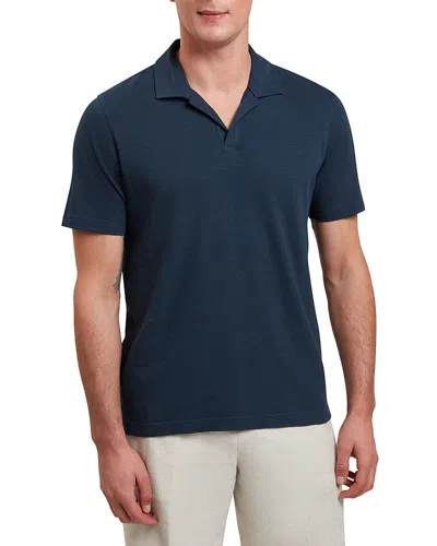 Ted Baker Anito Short Sleeve Open Neck Polo In Blue