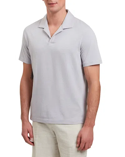 Ted Baker Anito Short Sleeve Open Neck Polo In Gray