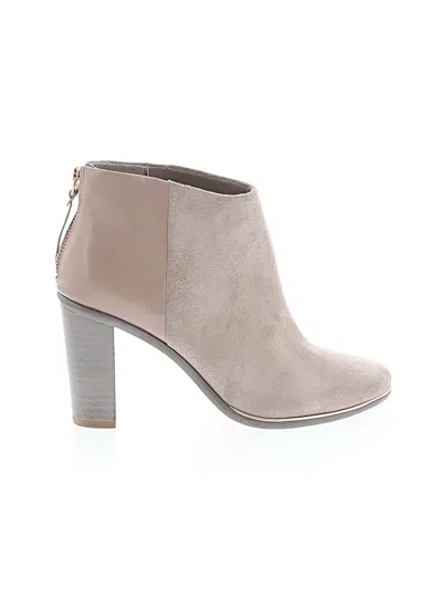 Pre-owned Ted Baker Ankle Boots In Pink
