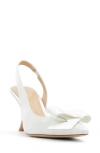 Ted Baker Ari Bow Slingback Sandal In White