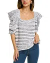 Ted Baker Aspel Knit Top In Grey