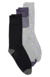Ted Baker Assorted 3-pack Crew Socks In White