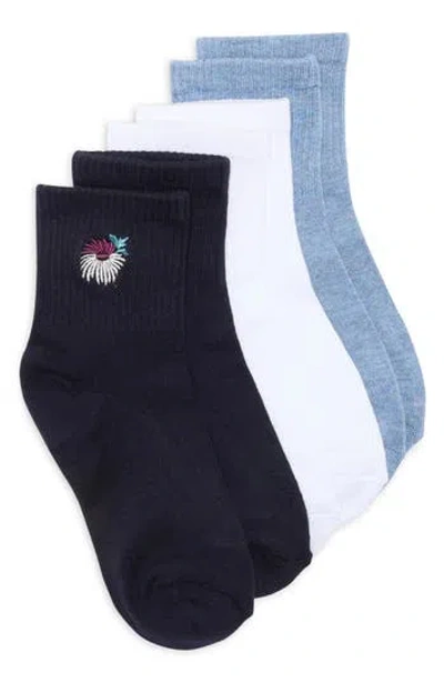 Ted Baker Assorted 3-pack Crew Socks In Multi