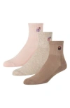 Ted Baker Assorted 3-pack Crew Socks In Tan Combo