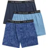 Ted Baker Assorted 3-pack Knit Boxers In Blue