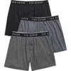 Ted Baker Assorted 3-pack Knit Boxers In Gray