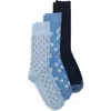 Ted Baker Assorted 3-pack Crew Socks In Multi