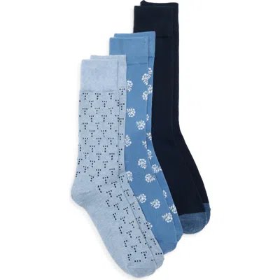 Ted Baker Assorted 3-pack Crew Socks In Multi