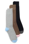 Ted Baker Assorted 3-pack Crew Socks In Multi