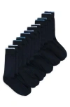 Ted Baker Assorted 6-pack Crew Socks In Animal Print