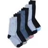 Ted Baker Assorted 6-pack Crew Socks In Multi
