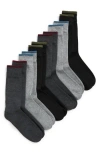 Ted Baker Assorted 6-pack Crew Socks In Multi