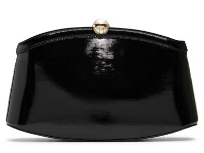Ted Baker Aster Leather Clutch In Black