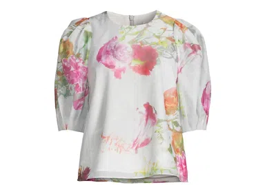 Ted Baker Ayymee Blouse White In Grey