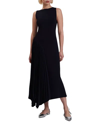 Ted Baker Azzina Slash Neck Pleated Panel Dress