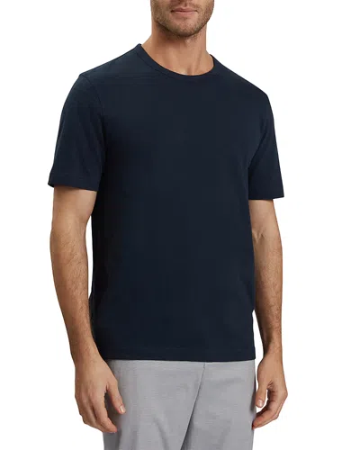 Ted Baker Bartol Cotton Linen Tee In Black