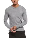 Ted Baker Basket Stitch Wool-blend Crewneck Sweater In Gray