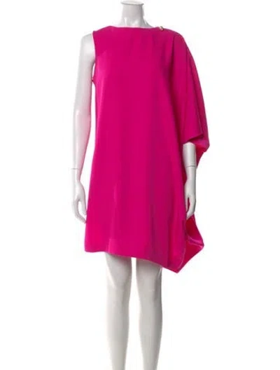 Pre-owned Ted Baker Bateau Neckline Knee-length Dress In Pink