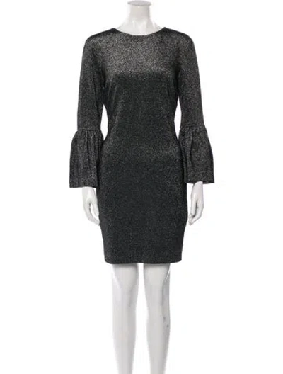 Pre-owned Ted Baker Bateau Neckline Mini Dress In Black