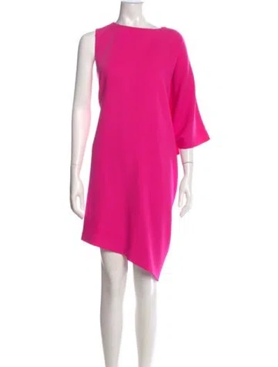 Pre-owned Ted Baker Bateau Neckline Mini Dress In Pink