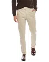 Ted Baker Heavy Stretch Cotton Twill Chino Pants In White