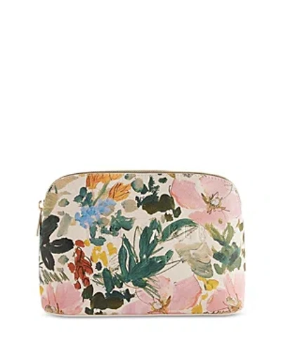 Ted Baker Beccaas Painted Meadow Small Washbag In Cream