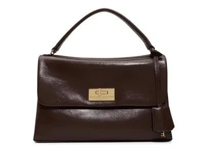 Ted Baker Bethany Leather Satchel In Brown