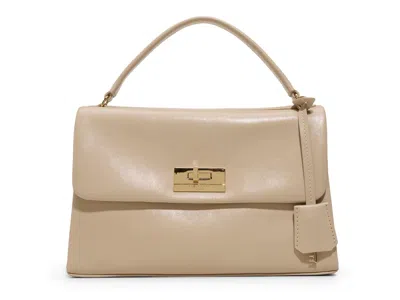Ted Baker Bethany Leather Satchel In Sand