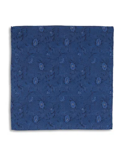 Ted Baker Bethwin Flower Season Pocket Square In Blue