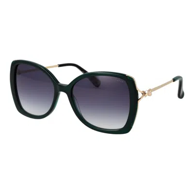 Ted Baker Bicolor Acetate Sunglasses In Black