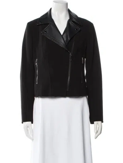 Pre-owned Ted Baker Biker Jacket In Black