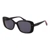 Ted Baker Black Acetate Sunglasses In Black