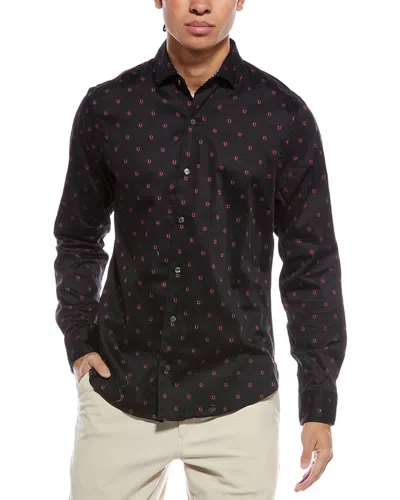 Ted Baker Black Soren Daisy Print Shirt