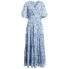 TED BAKER BLAKELI MAXI DRESS LIGHT BLUE HEART PRINT