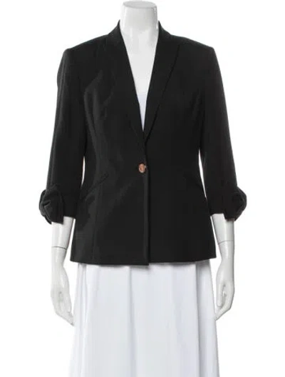 Pre-owned Ted Baker Blazer In Black