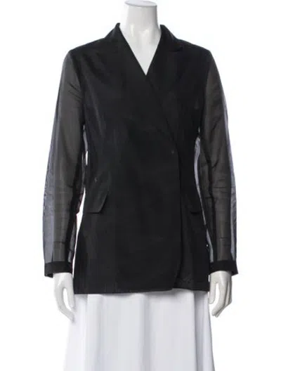 Pre-owned Ted Baker Blazer In Black