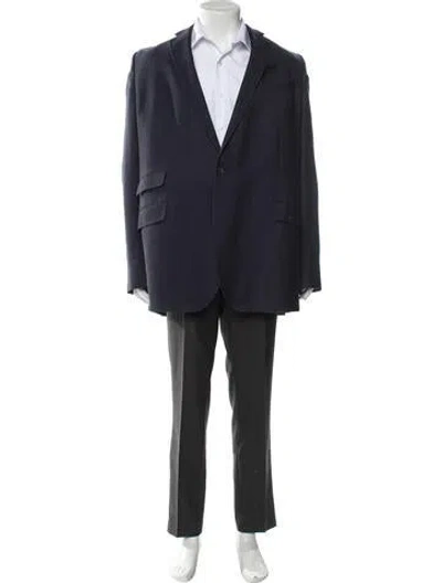 Pre-owned Ted Baker Blazer In Blue