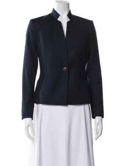 Pre-owned Ted Baker Blazer In Blue