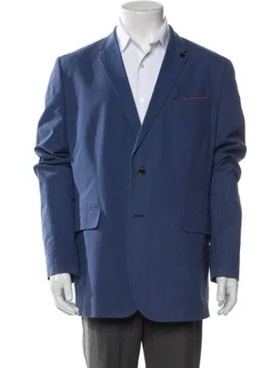 Pre-owned Ted Baker Blazer In Blue