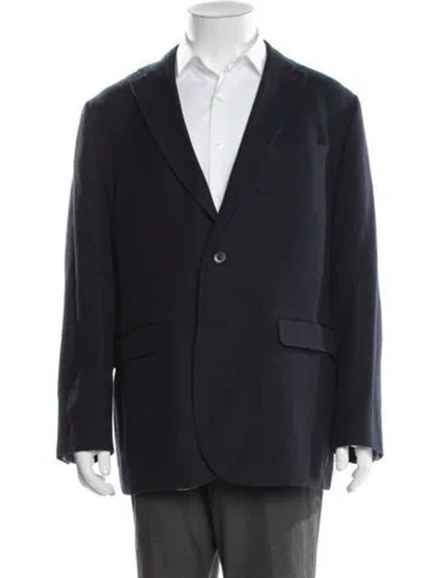Pre-owned Ted Baker Blazer In Blue