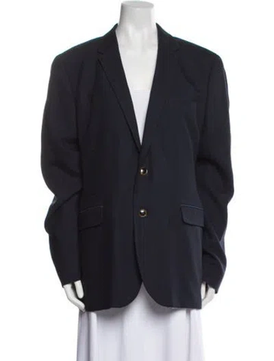 Pre-owned Ted Baker Blazer In Blue