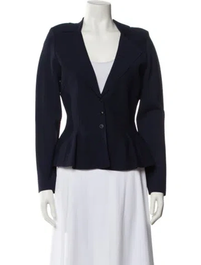 Pre-owned Ted Baker Blazer In Blue
