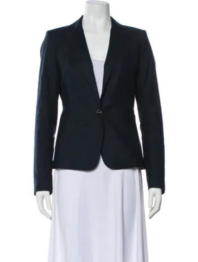 Pre-owned Ted Baker Blazer In Blue