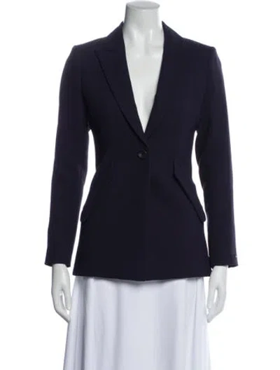 Pre-owned Ted Baker Blazer In Blue