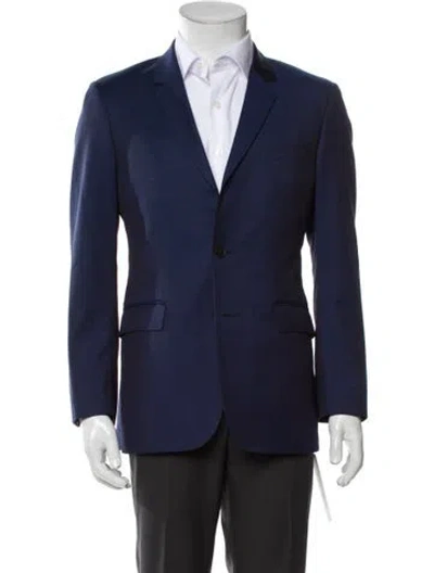 Pre-owned Ted Baker Blazer In Blue