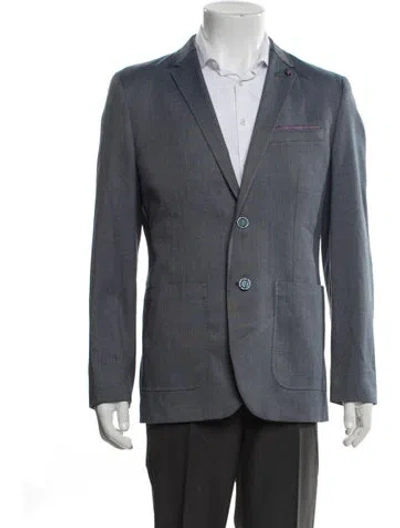 Pre-owned Ted Baker Blazer In Blue